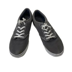 Vans womens size 8.5 classic lace style EUC grey